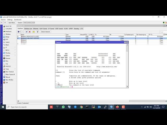 DHCP Client & DHCP Server Configuration in MikroTik Router