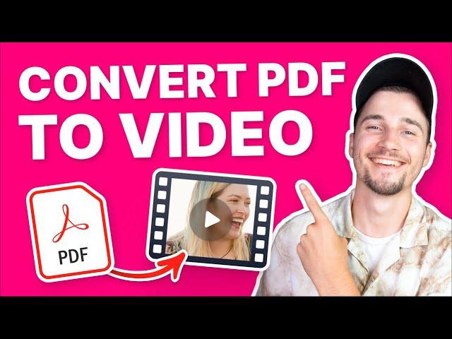 How to Create a Video Presentation from PDF | PDF to Video Converter