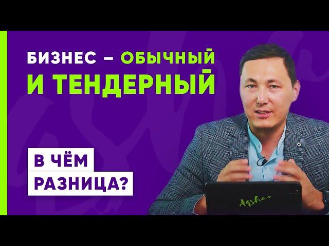 Отличия тендерного и обычного бизнеса | Тендеры в Казахстане в 2022