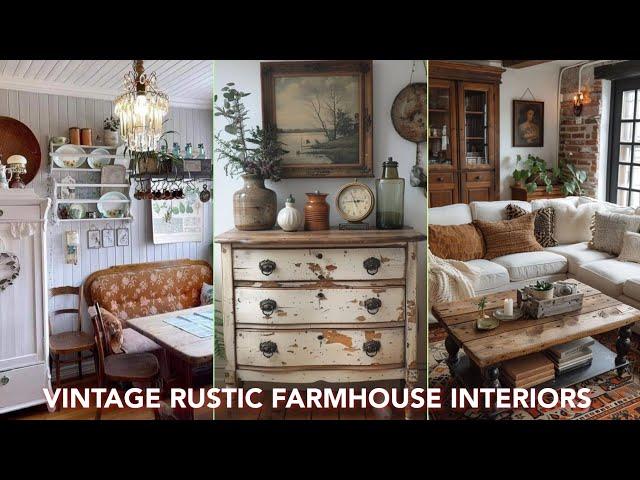 Rustic Farmhouse Decor: Vintage Inspired Home decor Ideas #decoration #farmhouse #rusticdecor