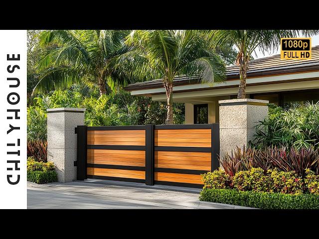 BREATHTAKING BALI TROPICAL HOME DESIGNS: Stylish Entryways & Creative Fence Ideas for 2024