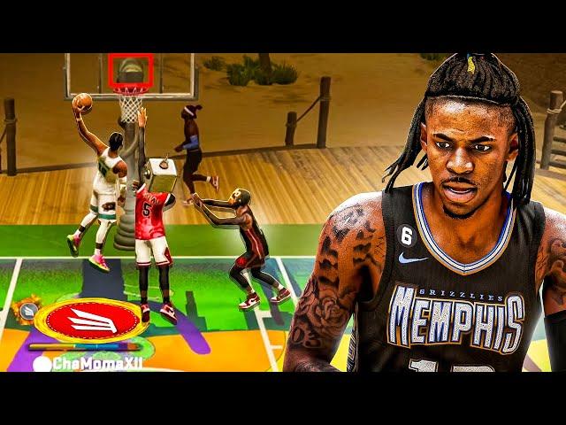 JA MORANT "INSIDE-OUT SHOT CREATOR" BUILD is UNSTOPPABLE w/ INSANE CONTACT DUNKS in NBA 2K23!