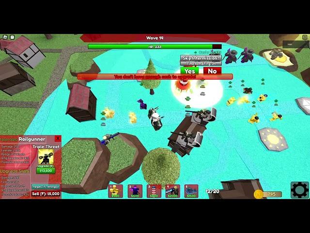 Base Defence Solo Celestial Clash without Inferno Gunner | Roblox