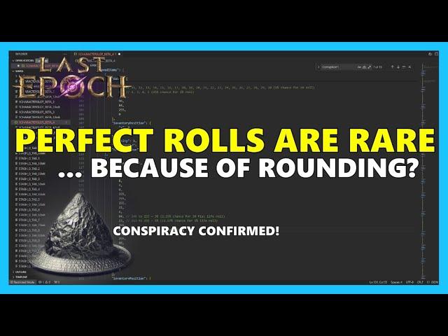 PERFECT rolls are actually RARER than intended | Last Epoch 1.1