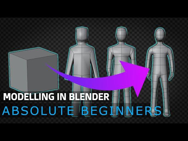 Tutorial: Blender MODELLING For Absolute Beginners - Simple Human