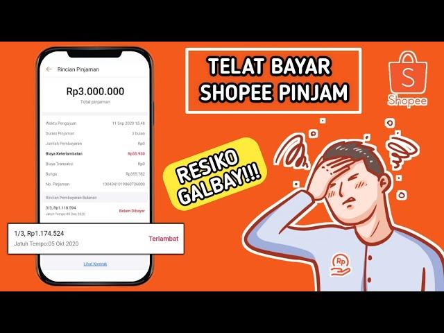 gagal bayar pinjaman shopee !!! | inilah risiko gagal bayar shopee pinjam