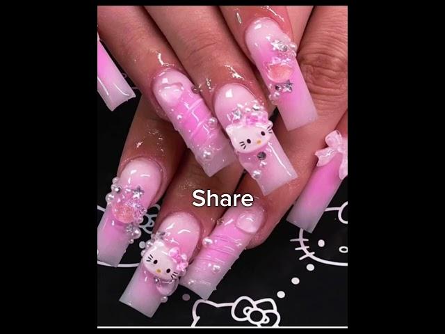 Your nails if you….#nails ll Fluffy puffy