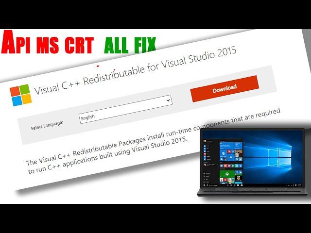 FIX: Api-ms-crt-runtime-|1-1-0.dll is missing [Windows 7/8/10/11]