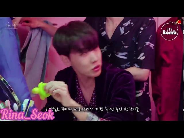 {Озвучка by Rina_Seok}[BANGTAN BOMB] Jacket shooting in the bathroom - BTS (방탄소년단)