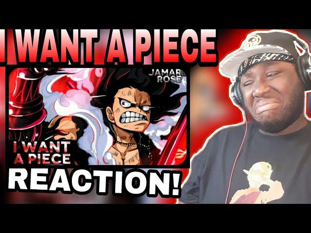 ONE PIECE RAP | I WANT A PIECE | Jamar Rose(REACTION)