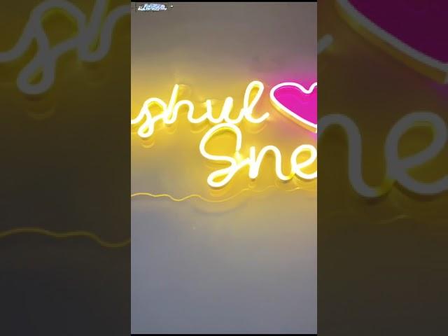 "Personalized Love: Custom Name Neon Lights for Couples " #neon #love #couplegoals @giftoclubinc