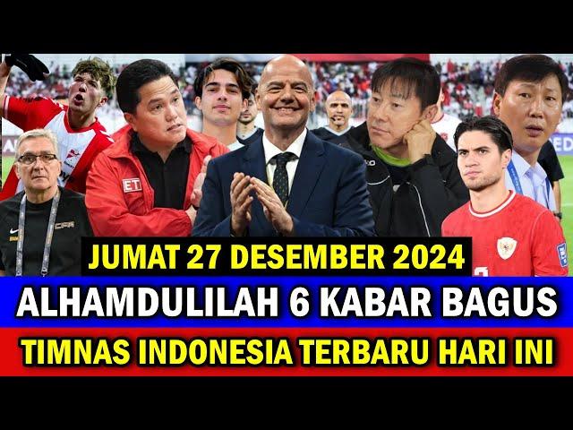 FULL KABAR BAGUS!! FIFA DUKUNG TIMNAS INDONESIA LOLOS PILDUN! ~ BERITA TIMNAS HARI INI- 12/27/2024