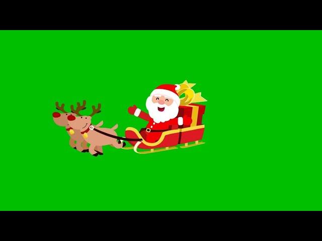 christmas green screen effects 2021 | Santa Claus Christmas animation