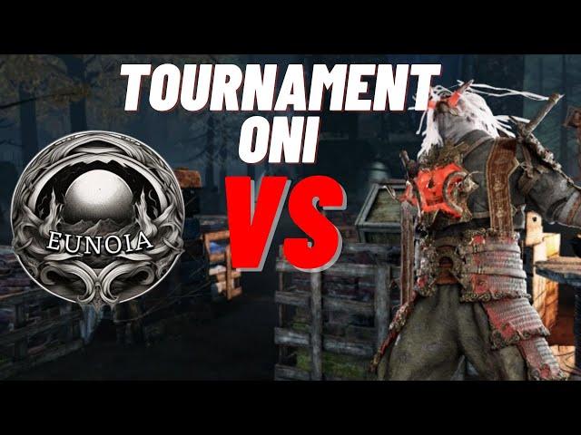 MY ONI PERFORMANCE VS TEAM EUNOIA | COMPETITIVE DEAD BY DAYLIGHT