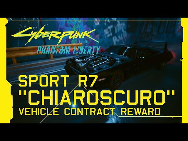 Cyberpunk 2077: Phantom Liberty - Sport R7 "Chiroscuro" Vehicle Contract Reward [Update 2.0]