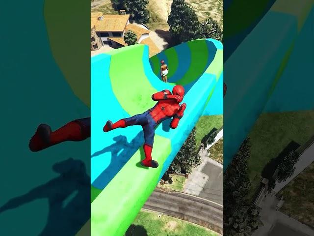 GTA 5 Water Ragdolls | SPIDERMAN Jumps/Fails ep.21 (Euphoria Physics) #spiderman #euphoriaphysics