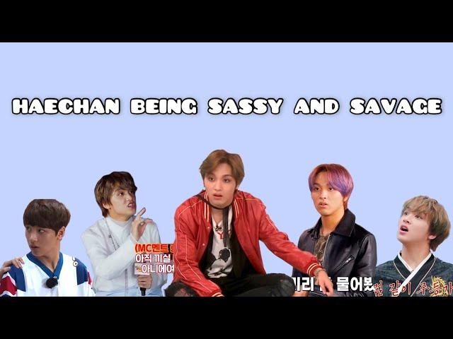 haechan being sassy and savage