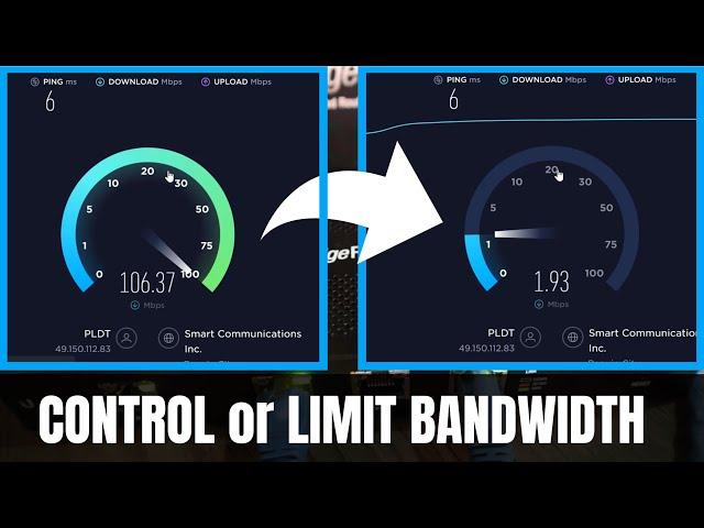 Manage Bandwidth: How to Control and Limit Internet Speed & Bandwidth for Each User