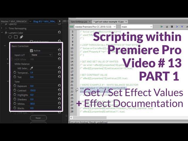 Getting and Setting Effect Values + Free Documentation