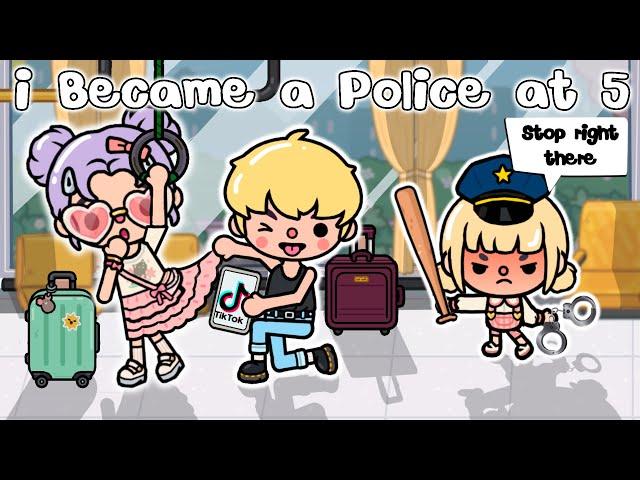 i Became a Police at 5  l Toca life story l Toca Boca