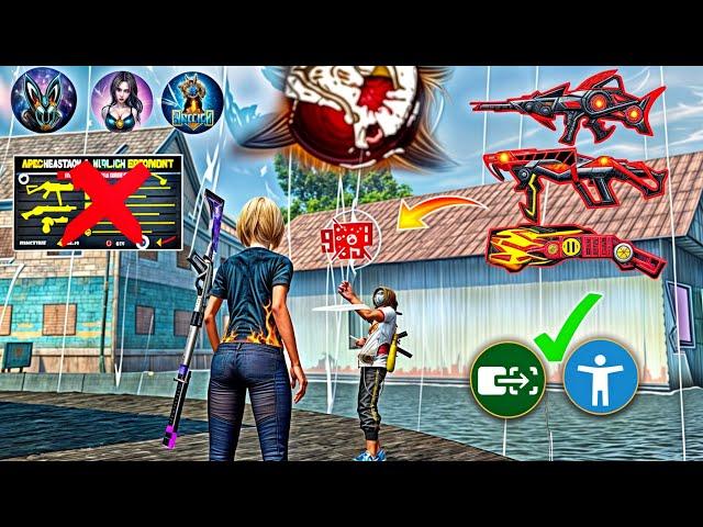 NEW Talkback + Switch access BRASIL Settings 2024 | setedit free fire headshot l talkback free fire