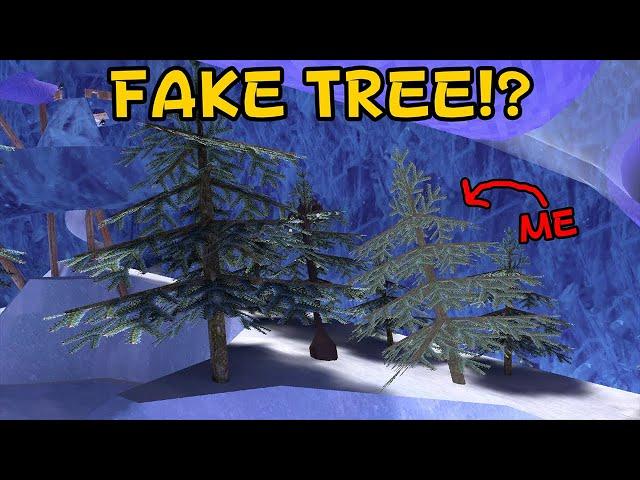 Gorilla Tag VR, But I'm DISGUISED AS A TREE!? #shorts (Custom Cosmetics Mod)