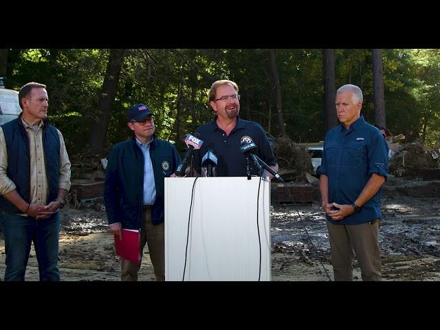 Speaker Johnson Delivers Remarks in Storm Damaged Western North Carolina