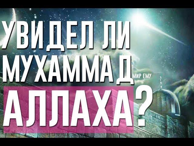 Видел ли Мухаммад (ﷺ)  Аллаха во время Мираджа?