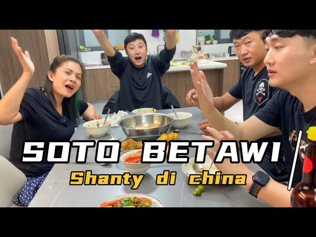 MASAKIN KELUARGA CHINA KU SOTO BETAWI,LIHAT MEREKA MAKAN SAMPE TETES TERAKHIR