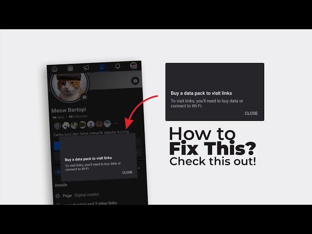 How to Fix "Buy a Data Pack to Visit Link" on Facebook (2025) | Disable Basic Mode