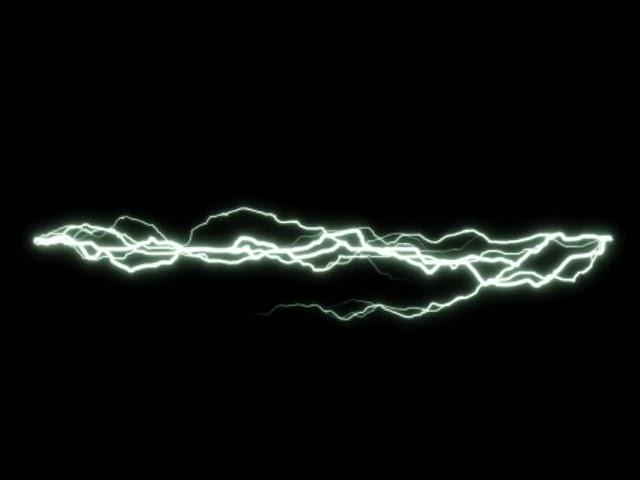 Electricity effect black screen video