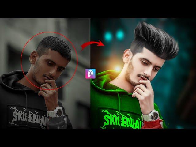 Hair Editing In Picsart || Picsart New Hair Style Editing || Picsart White Face Editing