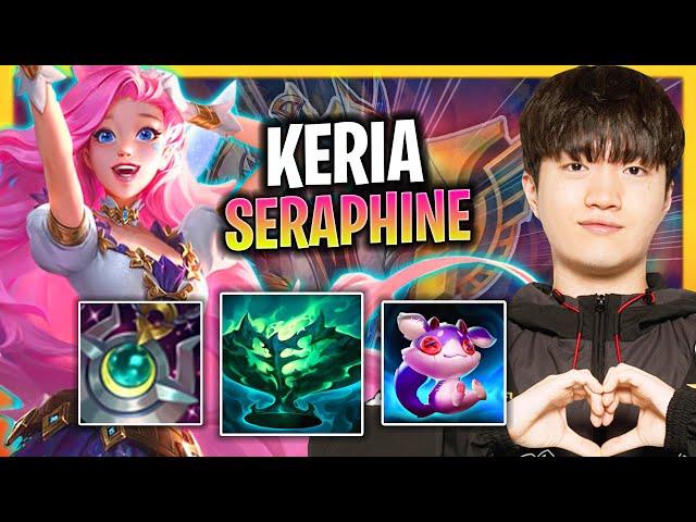 KERIA IS A GOD WITH SERAPHINE! | T1 Keria Plays Seraphine Support vs Nautilus!  Season 2024