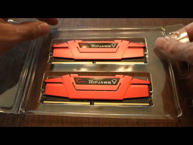 G.SKILL Ripjaws V Series RAM Unboxing