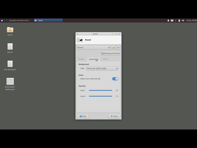 Xfce & Xubuntu Panel Properties UI / UX Recommendations