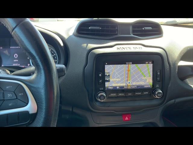 How to properly use navigation system on a Jeep Renegade