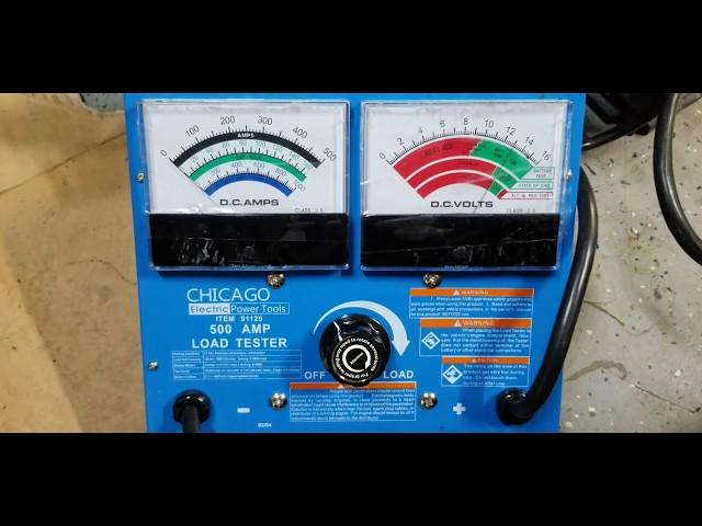 Harbor freight 500 AMP LOAD TESTER Item#91129 TEST & REVIEW