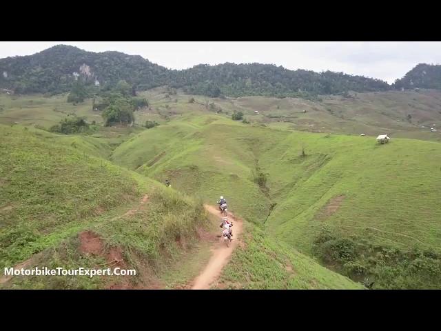 Motorcycle touring Vietnam (Drone View) - Vietnam Motorbike Tour Expert