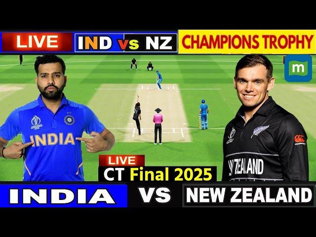 India Vs New Zealand LIVE Score:India Vs New Zealand Champions Trophy 2025 Final LIVE | Cricket LIVE