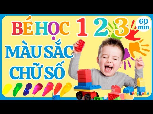 Bé Học Chữ Số, Màu Sắc, Động Vật - Learning Number, Colors, Animals in Vietnamese for Kids