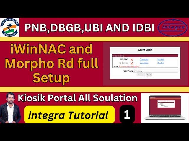 न्यू Setup -PNB ,DBGB, UBI AND IDBI CSP में  Integra और  Morpho RD install करें बहुत ही आसानी से ...