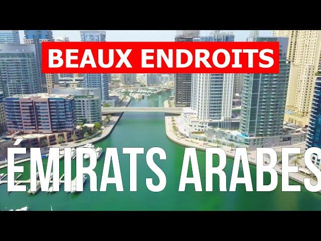 Emirats Arabes Unis vue du ciel | Abu Dhabi, Dubaï, Sharjah | Vidéo 4k | Vacances aux EAU