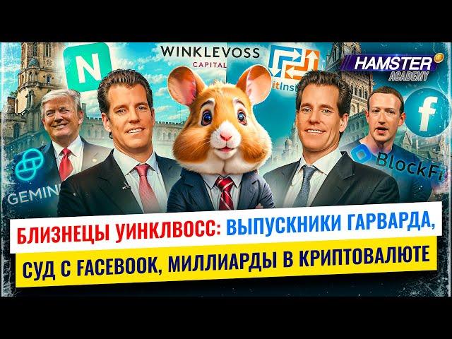 Близнецы Уинклвосс: потеряли Facebook, но стали криптомиллиардерами ️ Hamster Academy