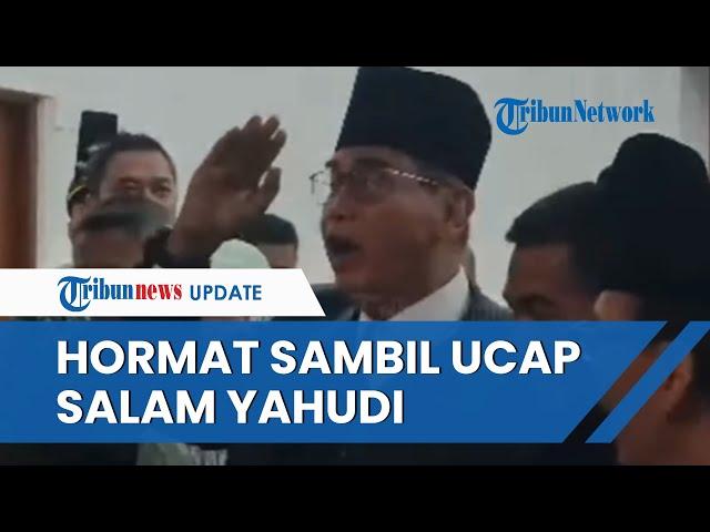 Tiba di Gedung Sate, Panji Gumilang Ucap Salam Yahudi 'Shalom Alaichem' sambil Sikap Hormat