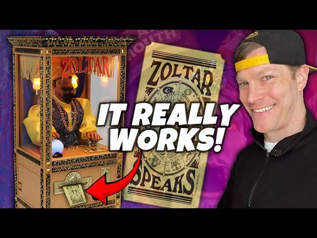 This Not So BIG Zoltar Fortune Teller Machine Was Less Than $100!