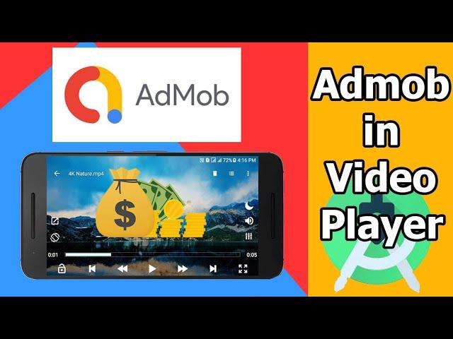 Android Show Ads in Video Player | Android Studio Tutorial Admob Tutorial Kotlin