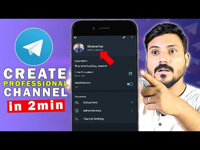 How to Create Professional Telegram Channel | Telegram Channel Kaise Banaye 2024