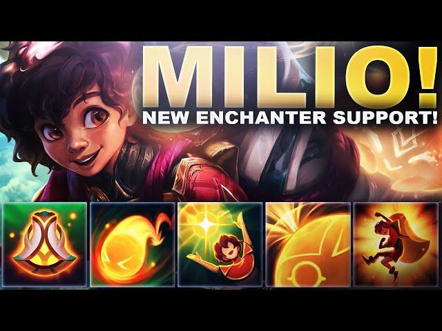 NEW CHAMPION! MILIO! A Back to Basics Enchanter Support! | League of Legends