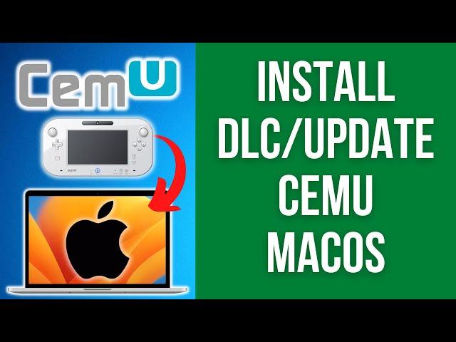 How to update Cemu games on macOS (Wii U emulation) update filesystem error BOTW Mac fix