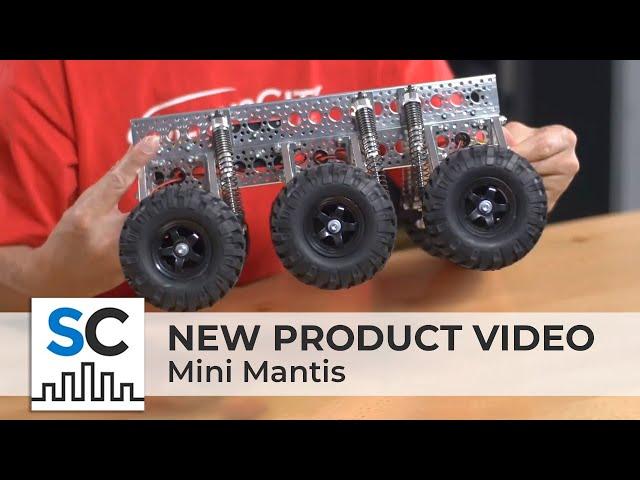 ServoCity Products: 6WD Mini Mantis™ Robot Chassis